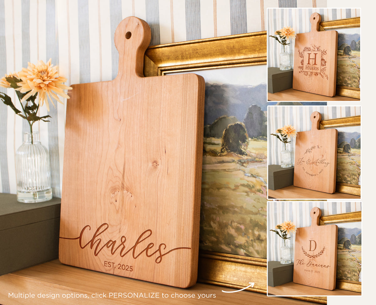 Personalized Heirloom Cutting Boards
