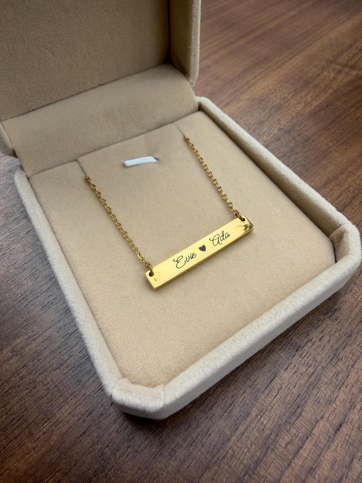 Personalized Bar Necklace