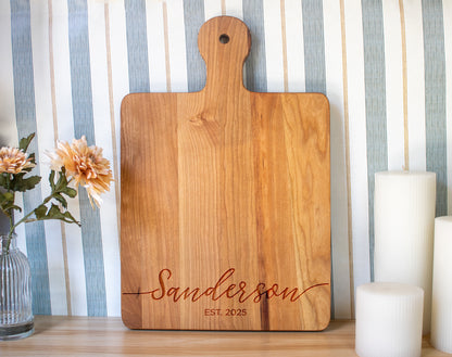 Personalized Cursive Name Board - 001