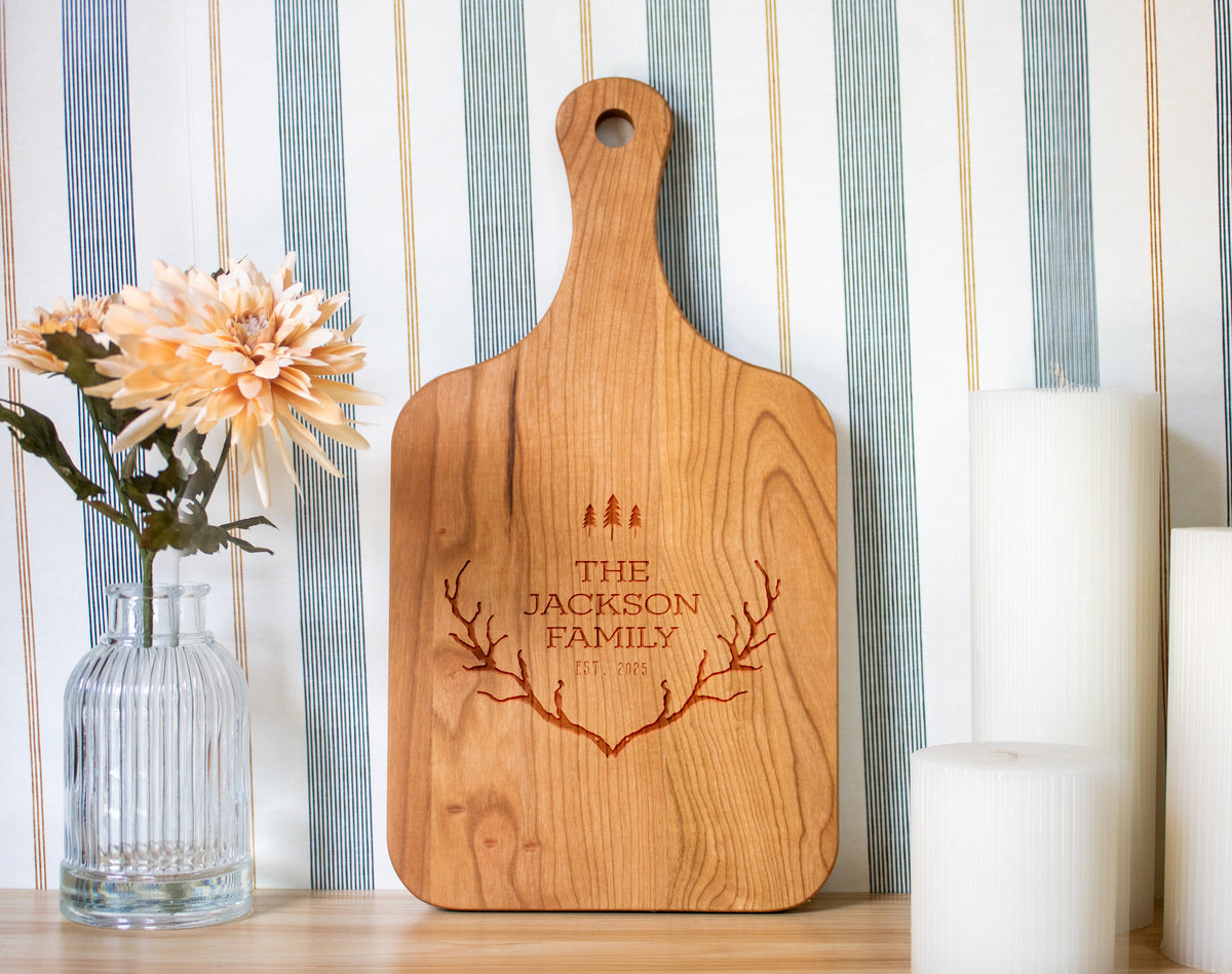 Woodland Antler Cutting Board