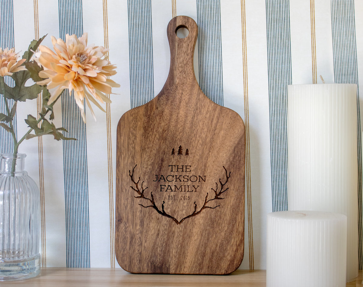 Woodland Antler Cutting Board