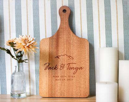Mountain Wedding Cutting Board - 022