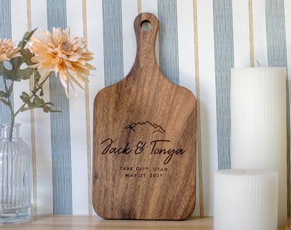 Mountain Wedding Cutting Board - 022