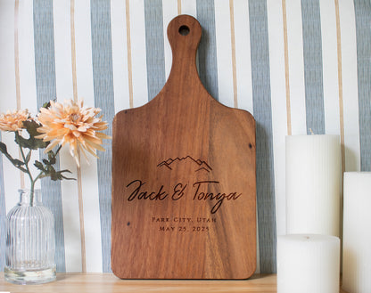 Mountain Wedding Cutting Board - 022