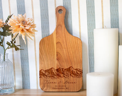 Mountain Wedding Personalized Charcuterie Board - 033