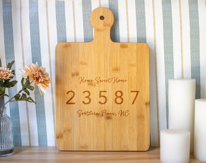 Home Sweet Home Zip Code Board - 047