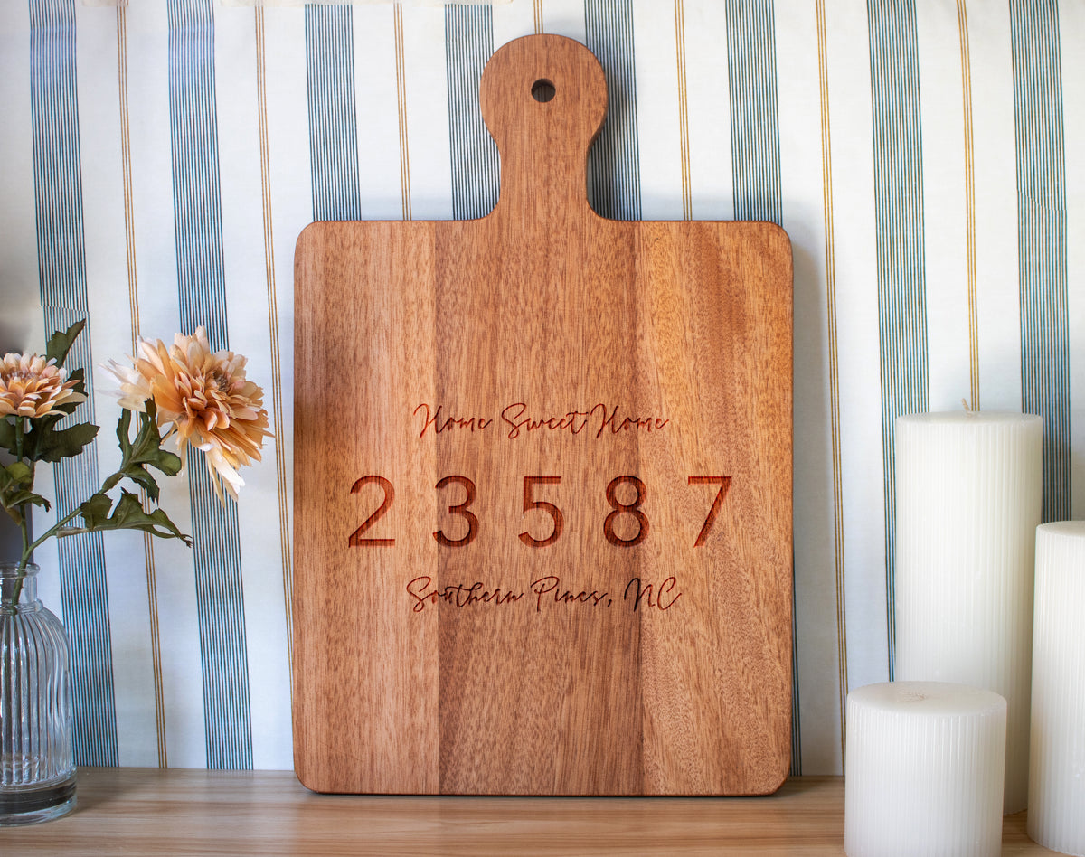 Home Sweet Home Zip Code Board - 047