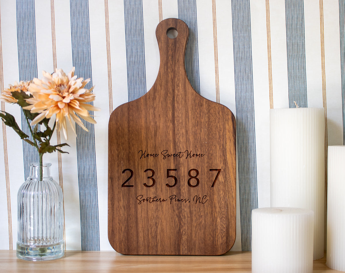 Home Sweet Home Zip Code Board - 047