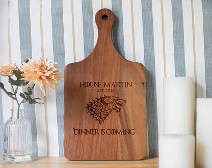 Dinner is Coming Cutting Board Personalized - 052