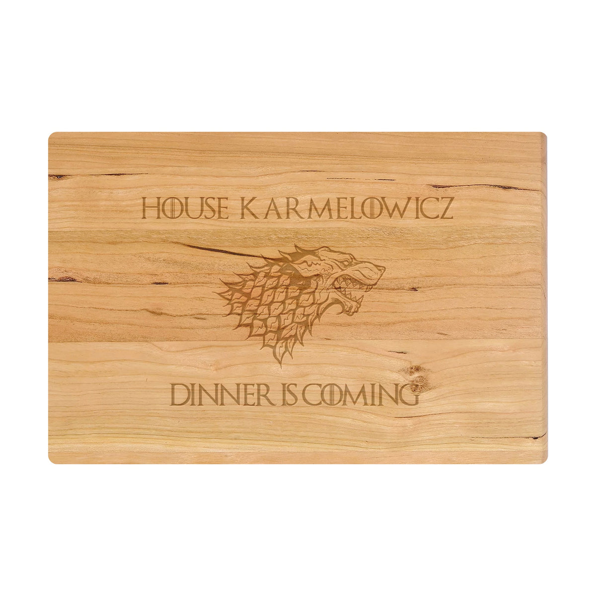 Dinner is Coming Cutting Board Personalized - 052