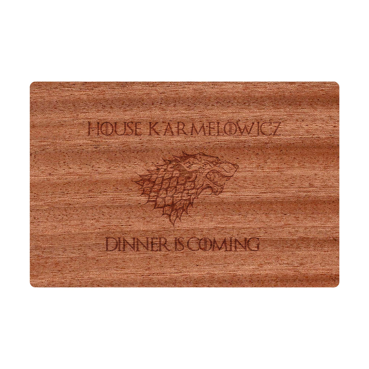 Dinner is Coming Cutting Board Personalized - 052