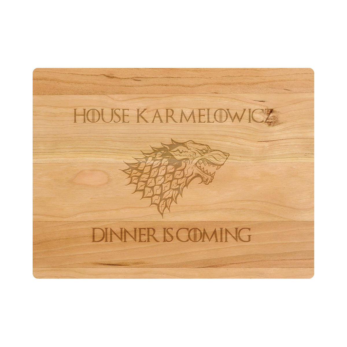Dinner is Coming Cutting Board Personalized - 052