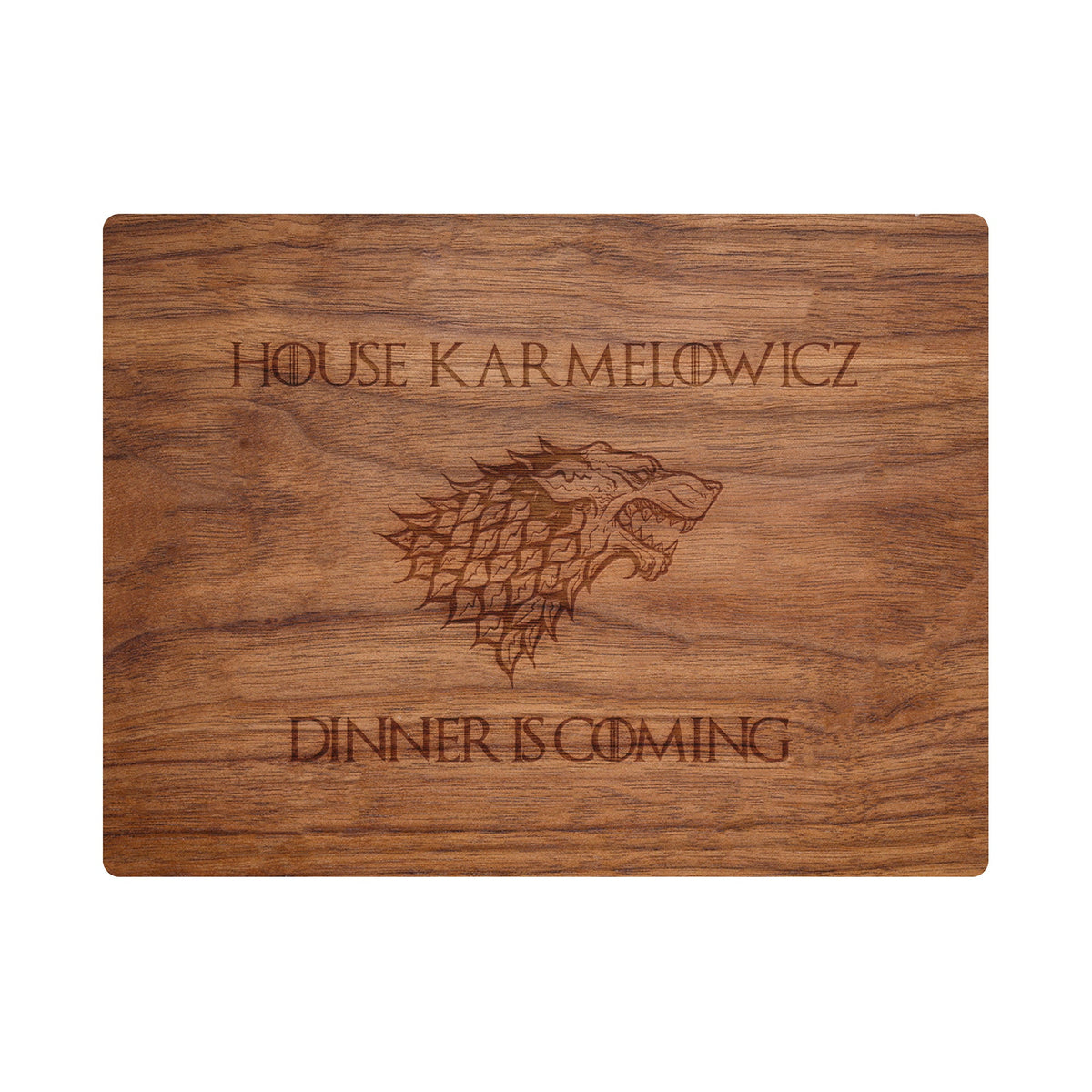 Dinner is Coming Cutting Board Personalized - 052