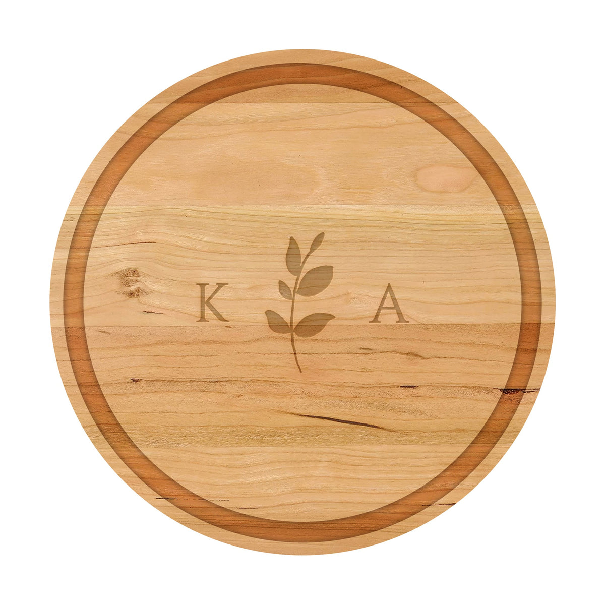 Ivy Initials Cutting Board