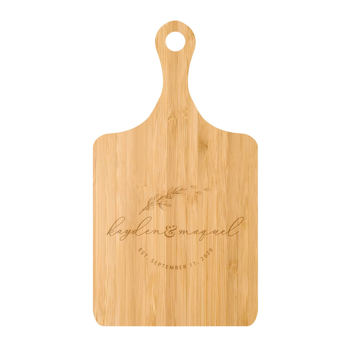 Couple's Personalized Cutting Board 065