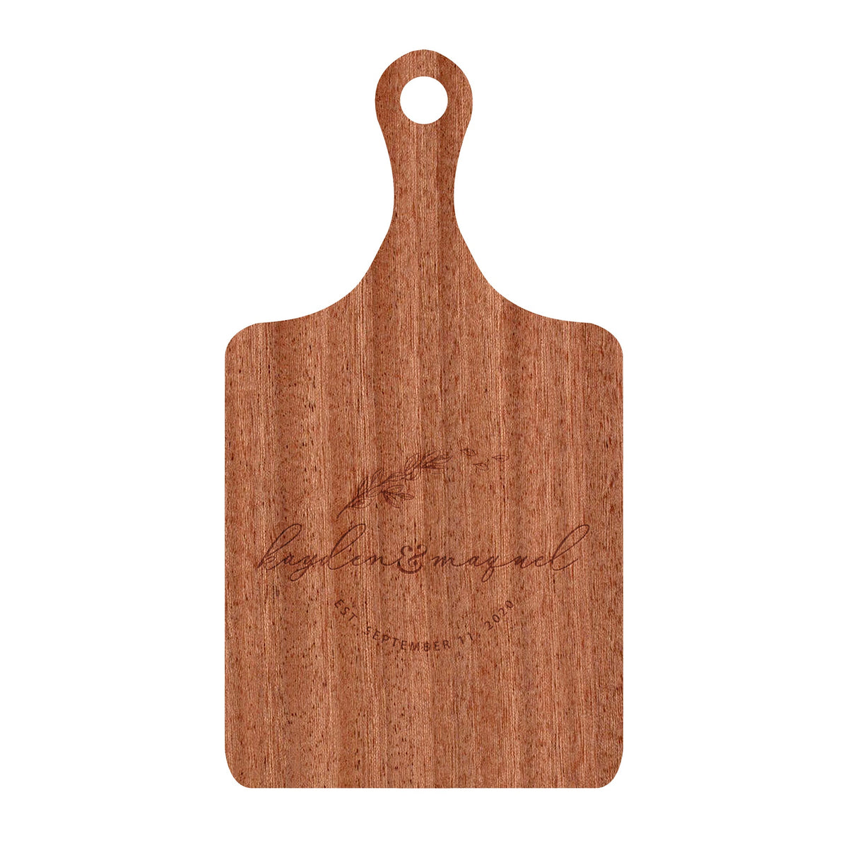 Couple's Personalized Cutting Board 065
