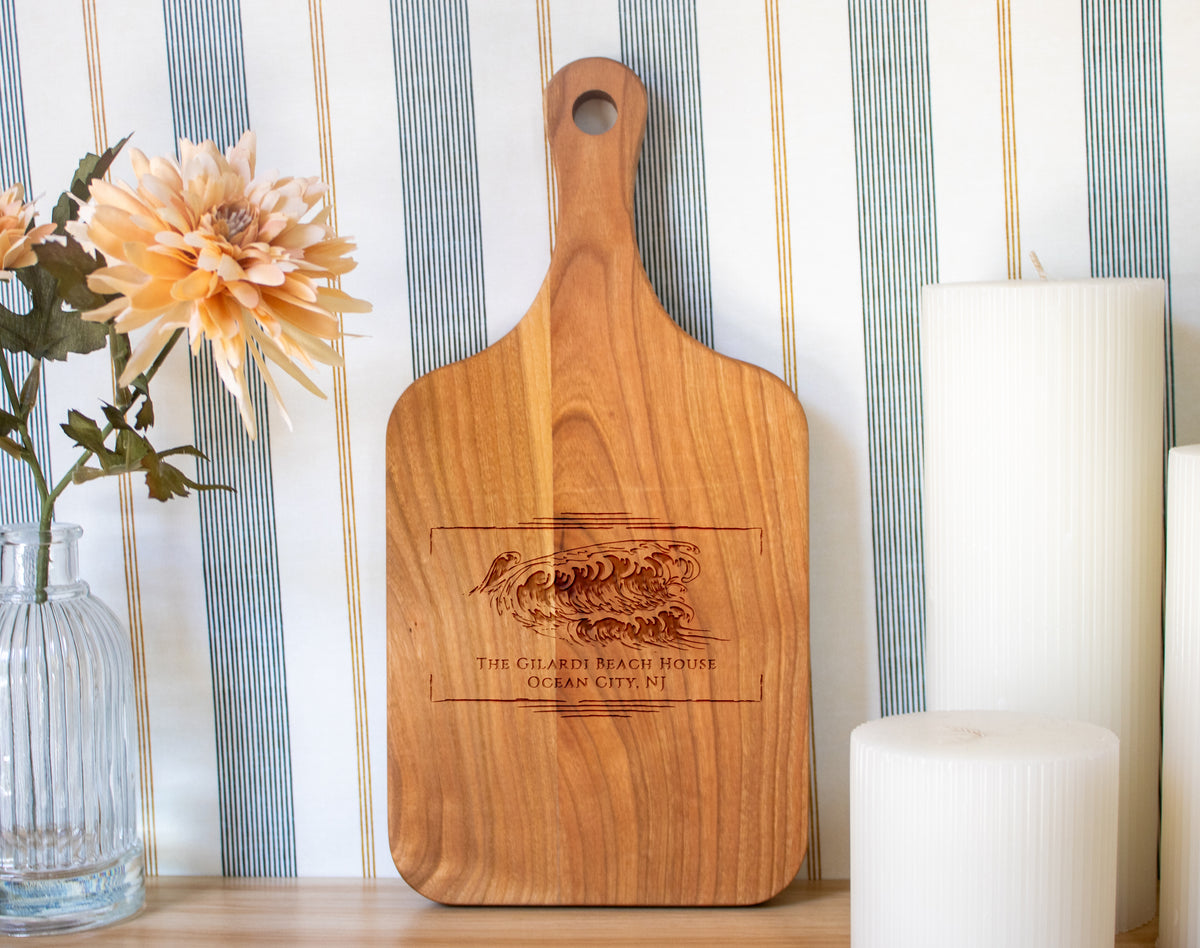 Beach Wave Personalized Cutting Board - 076