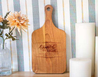 Beach Wave Personalized Cutting Board - 076