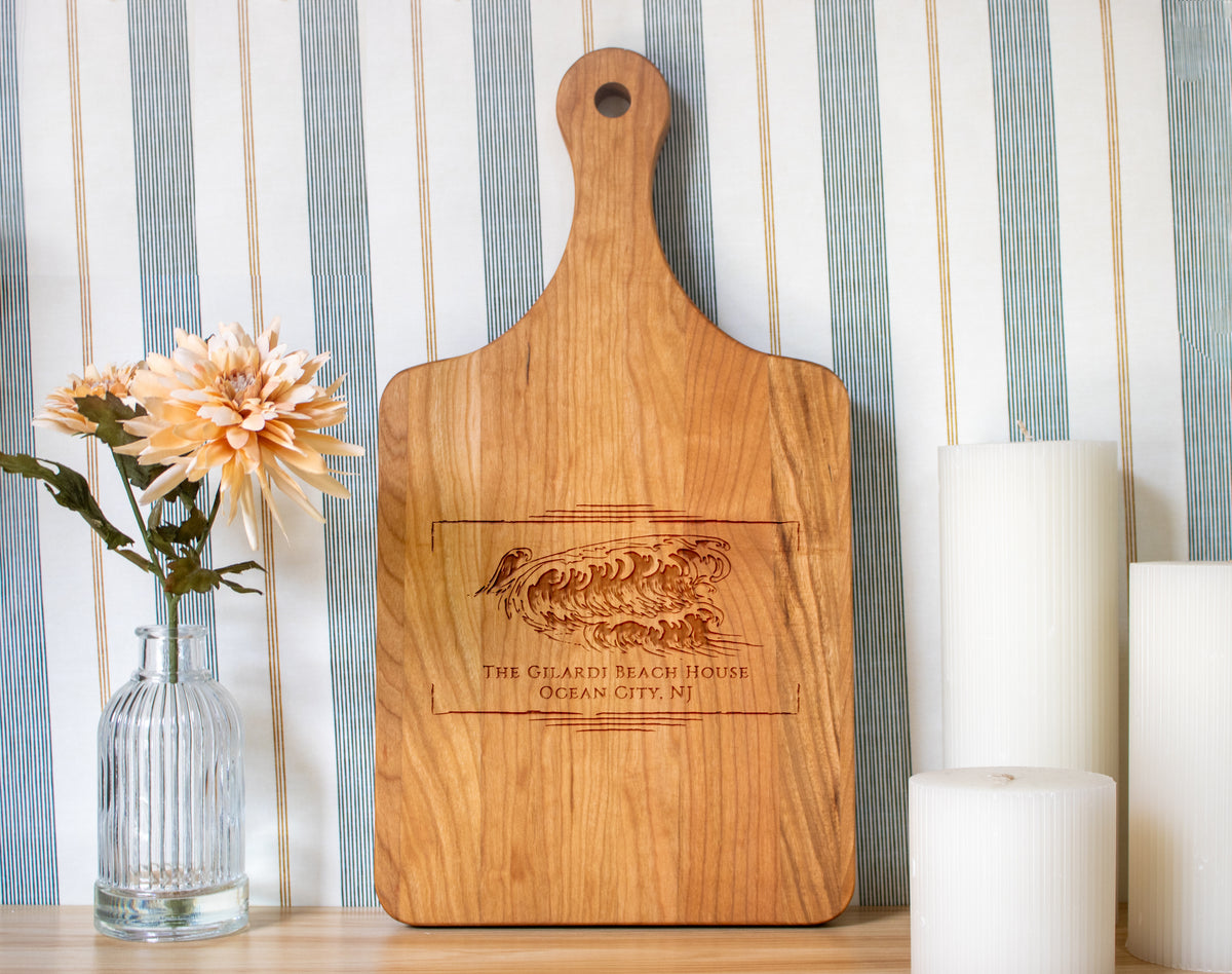 Beach Wave Personalized Cutting Board - 076