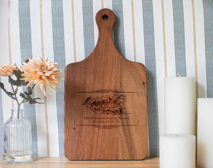 Beach Wave Personalized Cutting Board - 076