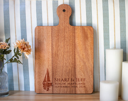Sail Boat Beach Wedding - 077