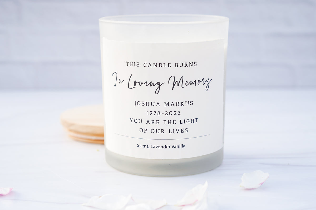 Personalized Memorial Candle