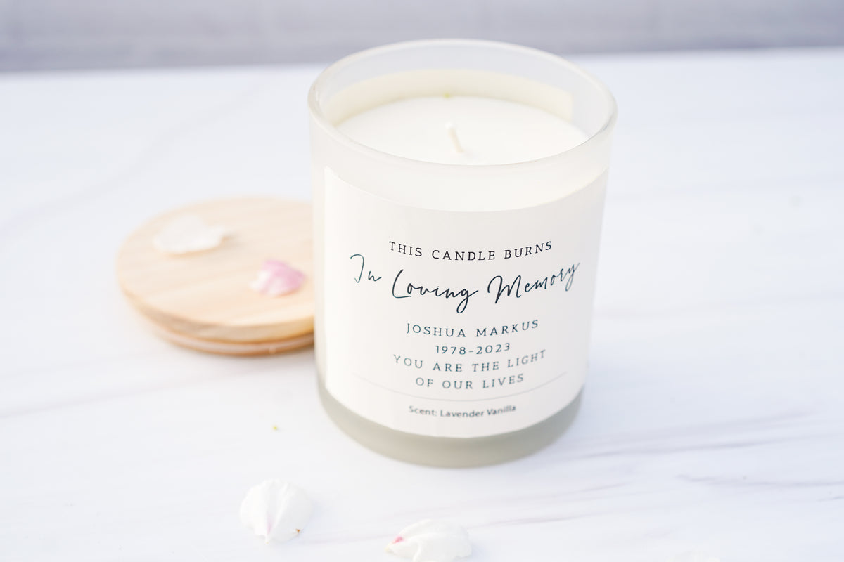 Personalized Memorial Candle