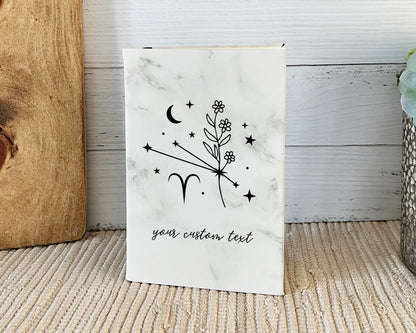 Birth Flower Zodiac Journal