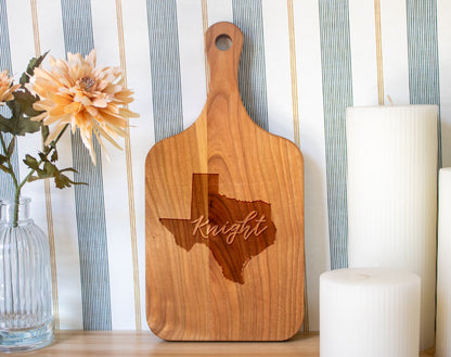 Personalized Texas Cutting Board