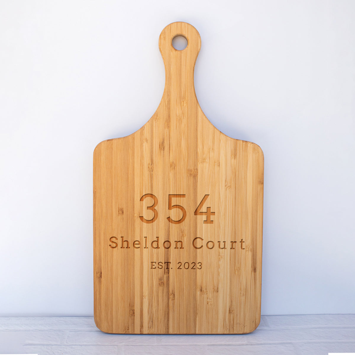 Street Address Cutting Board