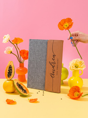 Personalized Portfolios in a colorful floral setting