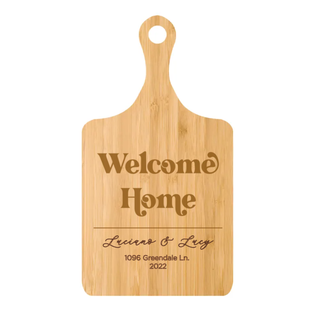 Welcome Home Cutting Board