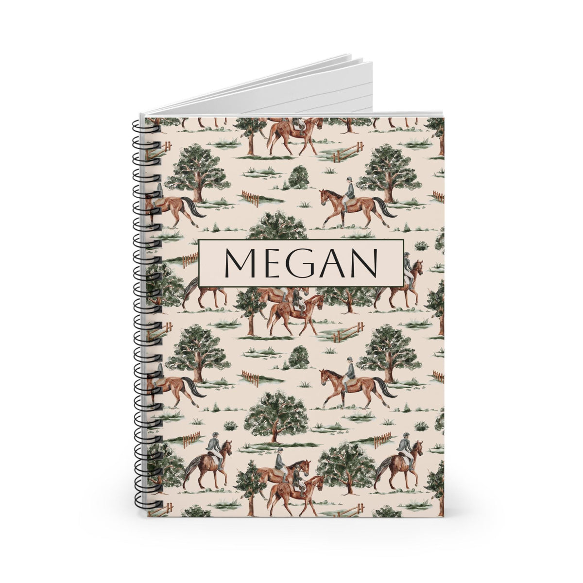 Equestrian Spiral Notebook