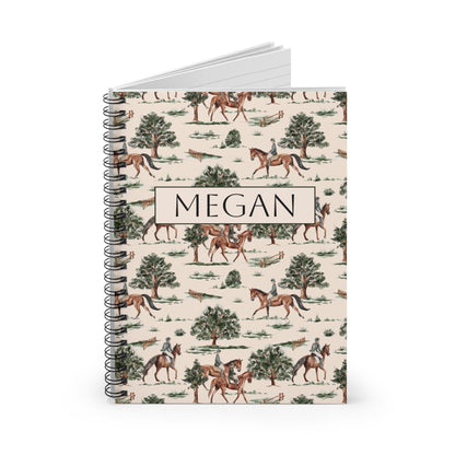 Equestrian Spiral Notebook