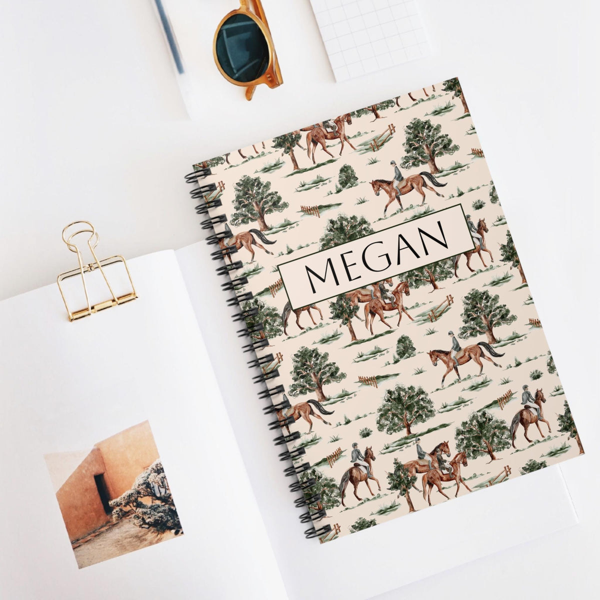 Equestrian Spiral Notebook