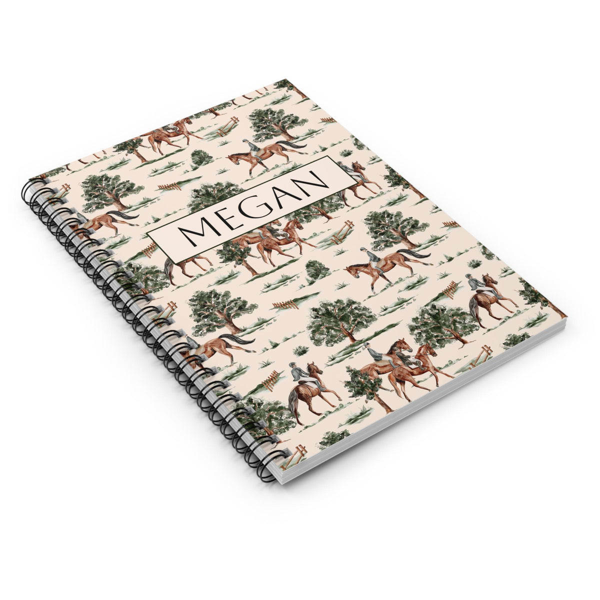 Equestrian Spiral Notebook