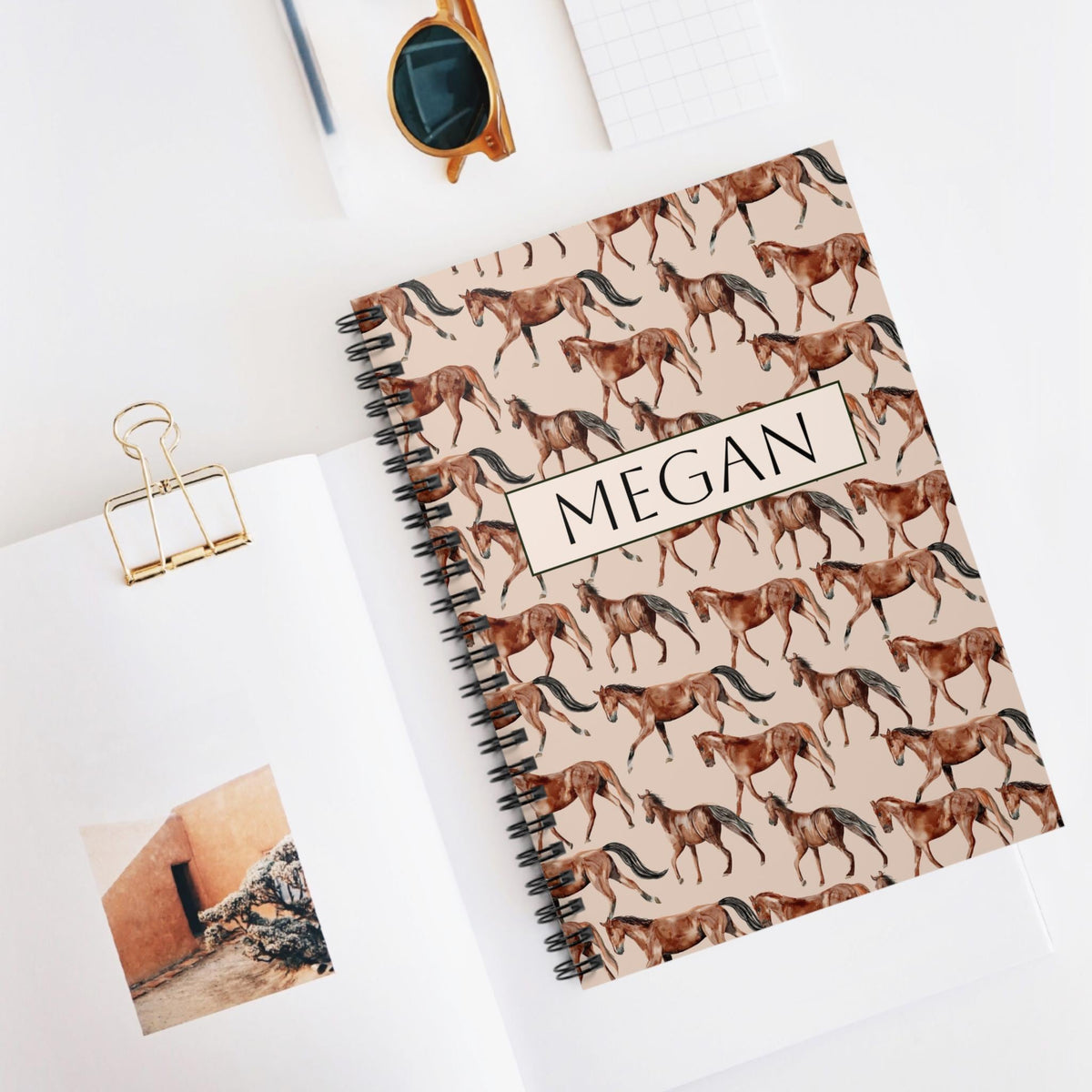 Equestrian Spiral Notebook