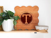 Circle Monogram Cutting Board