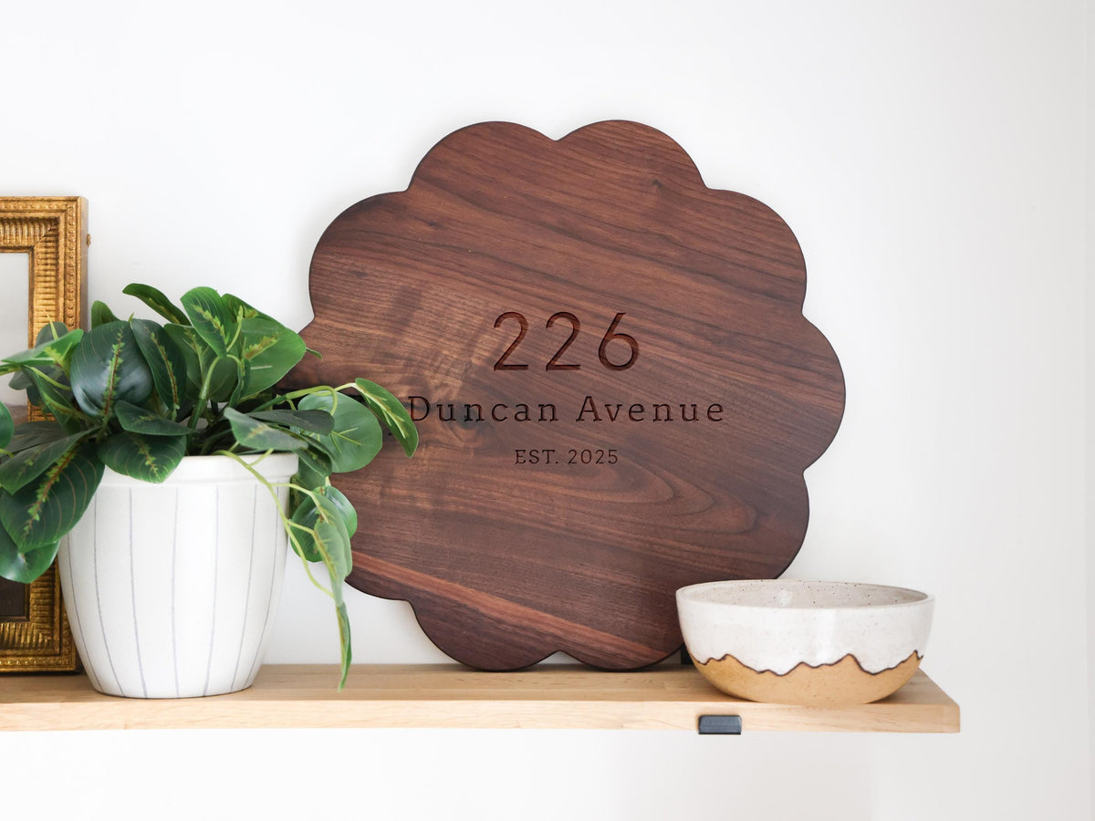 Address Cutting Board