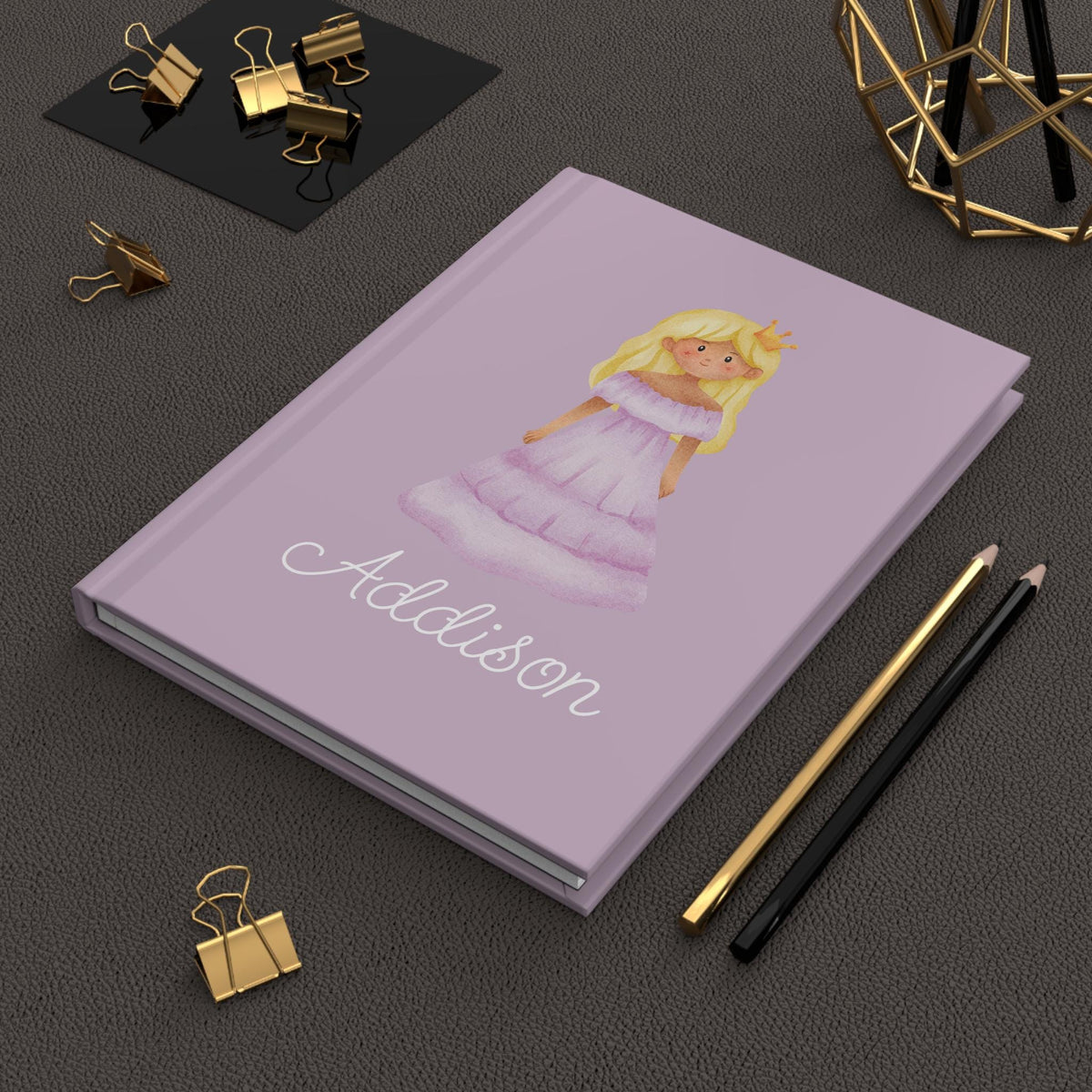 Lavender Princess Hardcover Journal