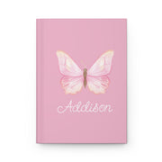 Pink Butterfly Hardcover Journal