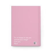 Pink Butterfly Hardcover Journal