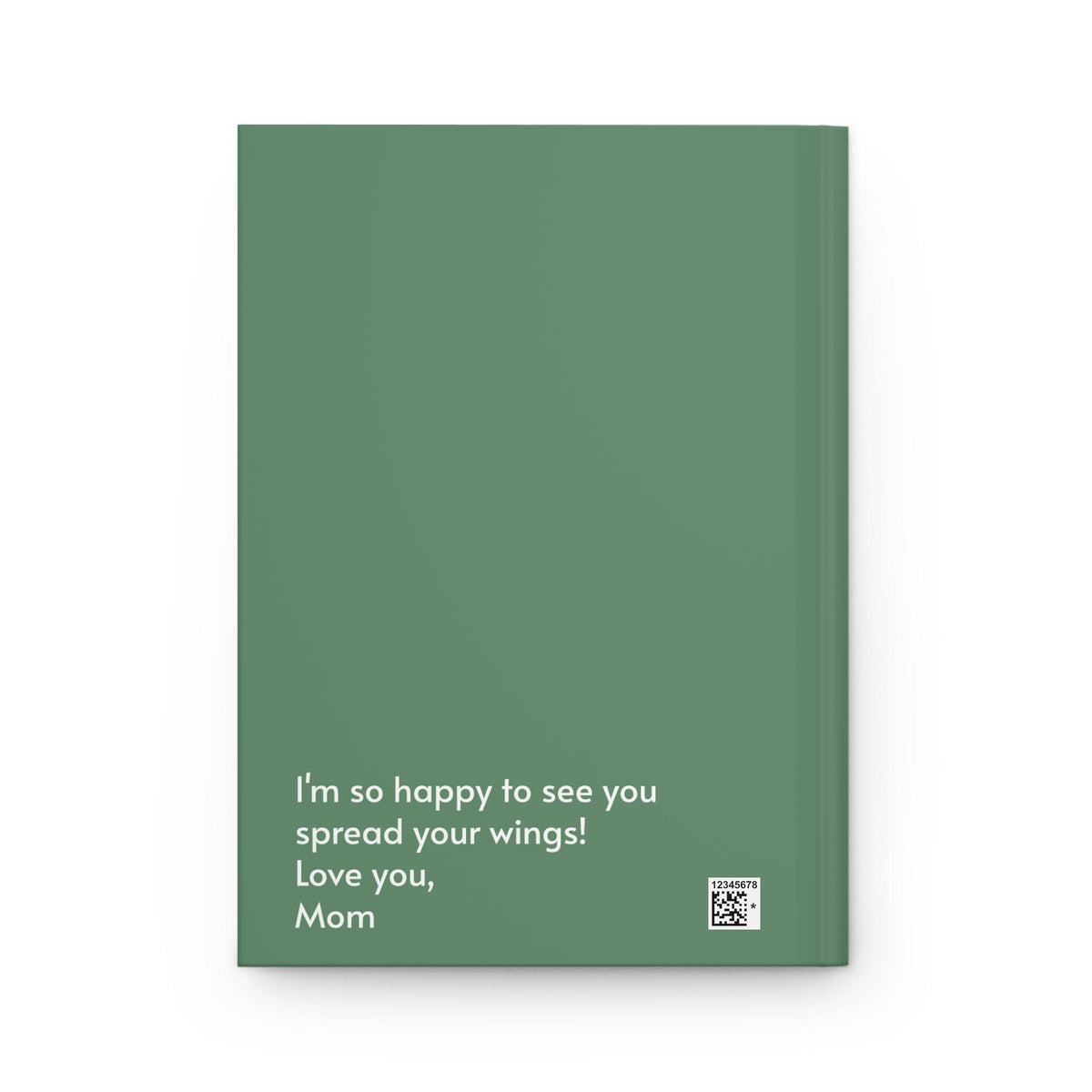Green Butterfly Hardcover Journal