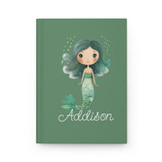 Sage Mermaid Hardcover Journal