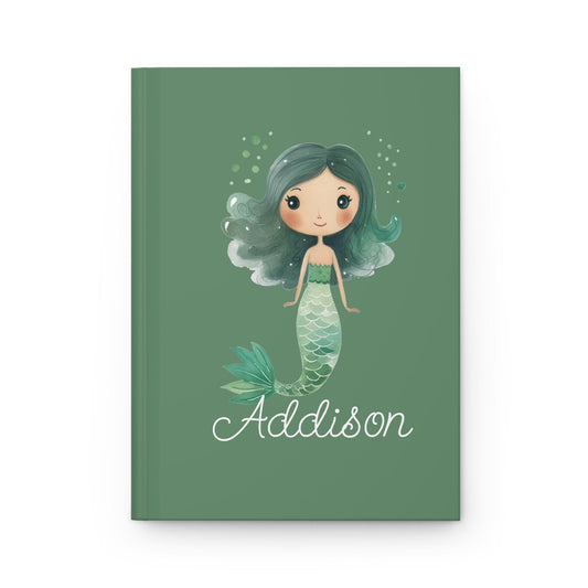 Sage Mermaid Hardcover Journal