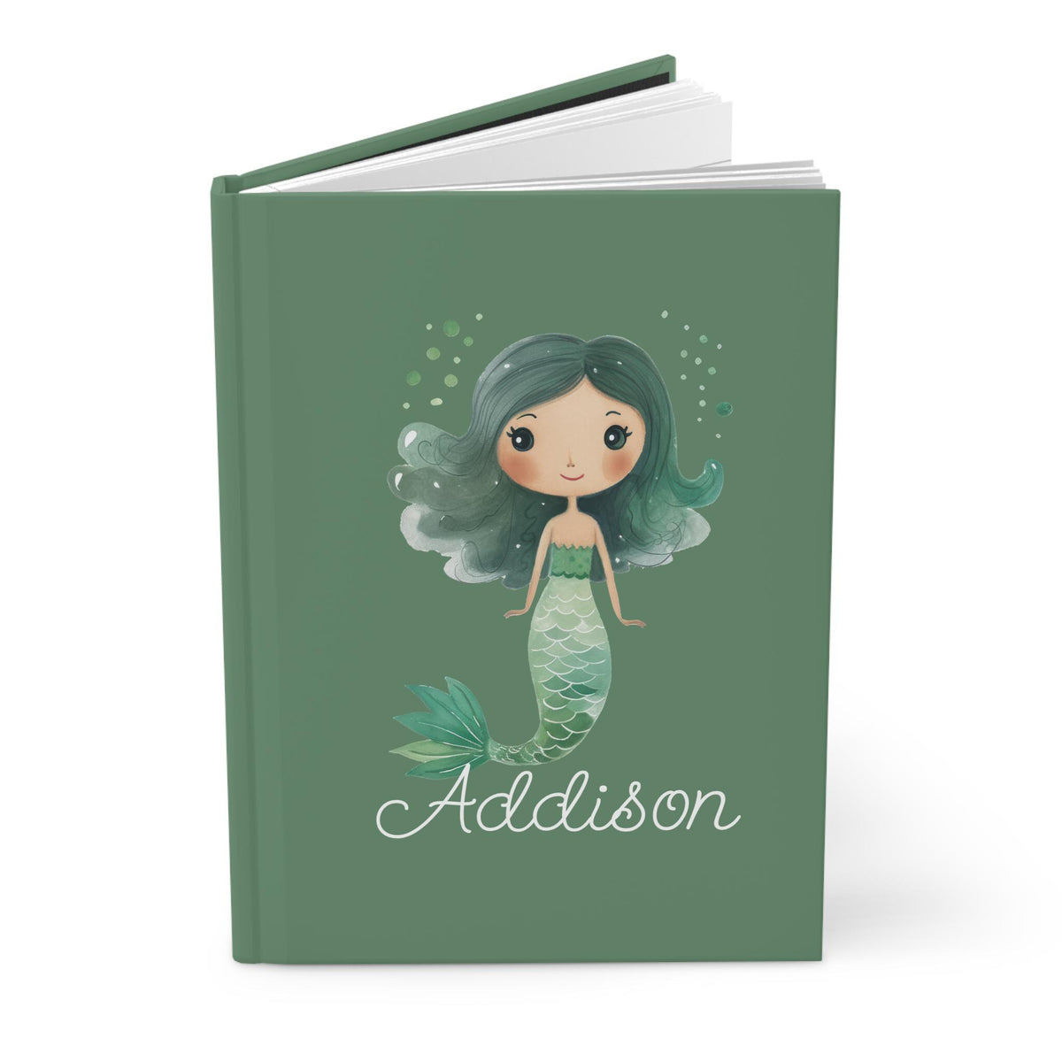 Sage Mermaid Hardcover Journal