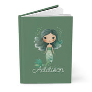 Sage Mermaid Hardcover Journal