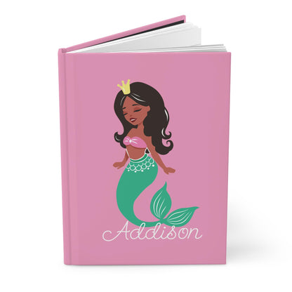 Crowned Mermaid Hardcover Journal