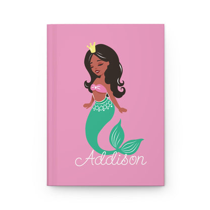 Crowned Mermaid Hardcover Journal