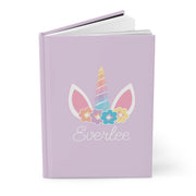 Unicorn Horn Hardcover Journal